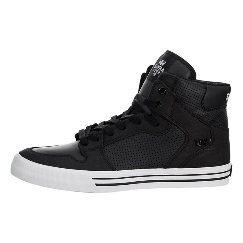 Zapatillas Altas Supra Argentina Hombre - VAIDER Negras (MBEZD-6351)